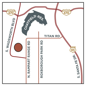 map to Seven Stones Botanical Gardens Cemetery, Colorado
